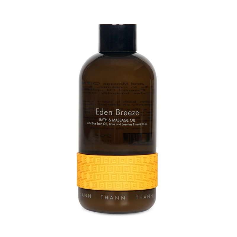 Eden Breeze Bath & Massage Oil with Rice Bran Oil, Rose and Jasmine Essentail Oils 295 ml